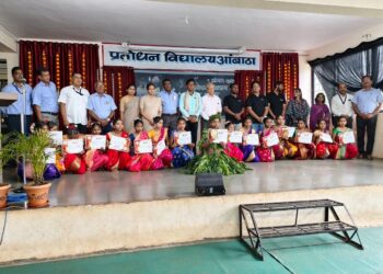 प्रबोधन विद्यालय आंबाठा येथे जागतिक आदिवासी दिवस उत्साहात साजरा