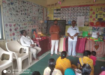 पोषण आहार सप्ताह कार्यक्रमाचे टाकळी अंगणवाडी मध्ये उध्दाटन!