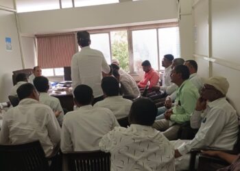 रोजगार सहाय्यकांच्या मानधन व युक्तधारा संदर्भातील प्रश्नावर सखोल चर्चा-हरीभाऊ वराट तालुका अध्यक्ष ..