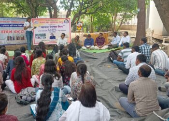 अनंतराव पवार महाविद्यालयात वाचन प्रेरणा दिनानिमित्त “वाचन कट्टा” स्थापन