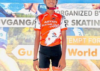 राधिका स्कुलच्या चैतन्य पाबळे या खेळाडुची गिनीज बुक मधे नोंद