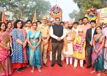 सांगली नगरीत शिवजन्मोत्सवाचा जागर; भव्य ‘मेगा पदयात्रे’ने रयतेच्या राजाला मानाचा मुजरा