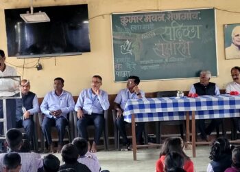 🌸 श्री मौनी विद्यापीठ संचलित कुमार भवन शेणगाव येथे दहावीच्या विद्यार्थ्यांचा सदिच्छा समारंभ उत्साहात 🌸