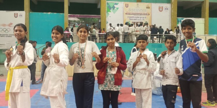 एम.एस.जी.एस.इंग्लिश मिडीयम स्कुलची राज्यस्तरीय शासकीय स्पर्धेत घोडदौड सुरुच