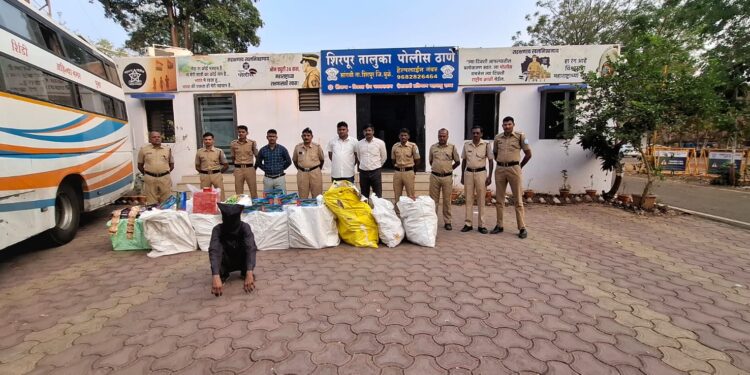 शिरपूर तालुका पोलिसांची कारवाई; प्रतिबंधित गुटखा साठ्यासह लक्झरी वाहन जप्त