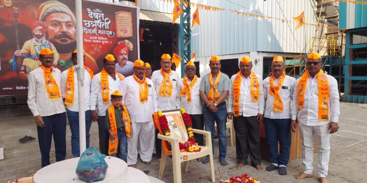 🏭ओंकार साखर कारखाना चांदापुरी येथे शिवजयंती उत्साहात साजरी