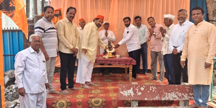 मोरया गणेश उत्सव मंडळा मार्फत छत्रपती शिवाजी महाराजांची 396 वी जयंती मोठ्या उत्साहात  साजरी….