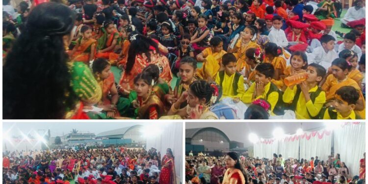 राधिका इंग्लिश मिडीयम स्कुलचा वार्षिक स्नेहसंमेलन उत्साहात साजरा