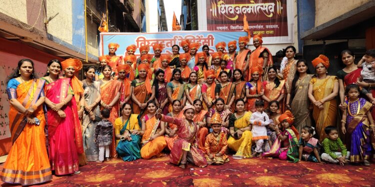 विघ्नहर्ता रेसिडेन्सी, कल्याण (पूर्व) येथे शिवजयंती उत्सव उत्साहात साजरी