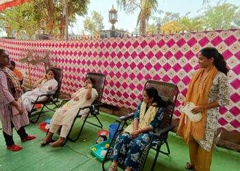 मानवत येथे शिवजयंती निमित्त सारथी फाउंडेशनतर्फे भव्य रक्तदान शिबिर सलग पाचव्या वर्षी