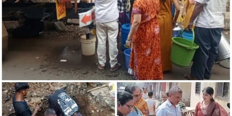 कळंबोली मध्ये पाणीपुरवठा ठप्प! सिडकोच्या हलगर्जीपणावर संताप..स्त्रीशक्ती फाउंडेशनचा आक्रमक पवित्रा…