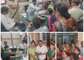 कळंबोलीतील पाणी टंचाई विरोधात स्त्री शक्ती फाउंडेशन चा सिडको कार्यालयावर धडक मोर्चा….