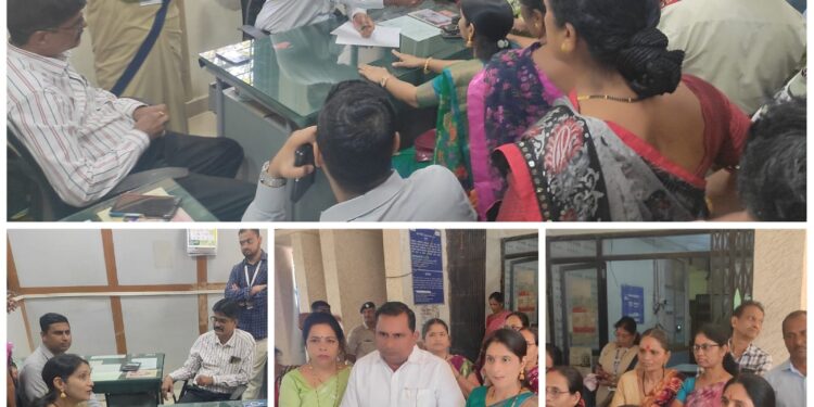 कळंबोलीतील पाणी टंचाई विरोधात स्त्री शक्ती फाउंडेशन चा सिडको कार्यालयावर धडक मोर्चा….