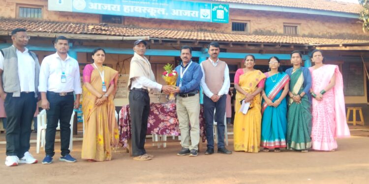 🟥🟨 आजरा हायस्कूलमध्ये मराठी भाषा गौरव दिन विविध उपक्रमांनी उत्साहात साजरा 🟨🟥