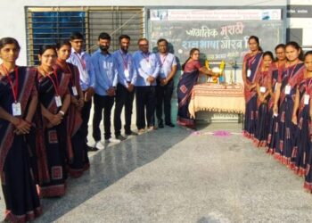 एम.एस.जी.इंग्लिश मिडीयम स्कूल मध्ये मराठी भाषा गौरव दिन उत्साहात साजरा