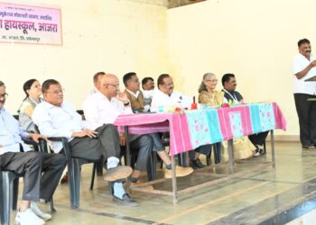 आजरा हायस्कूल आजरा मध्ये दहावीच्या विद्यार्थ्यांचा शुभेच्छा समारंभ उत्साहात संपन्न..