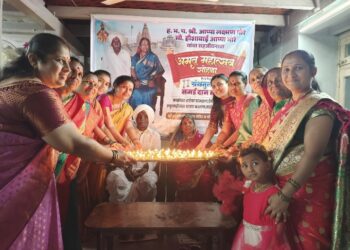 बहिरेवाडीतील हभप आप्पा मोरे दाम्पत्यांचा अमृतमहोत्सवी सोहळा उत्साहात..