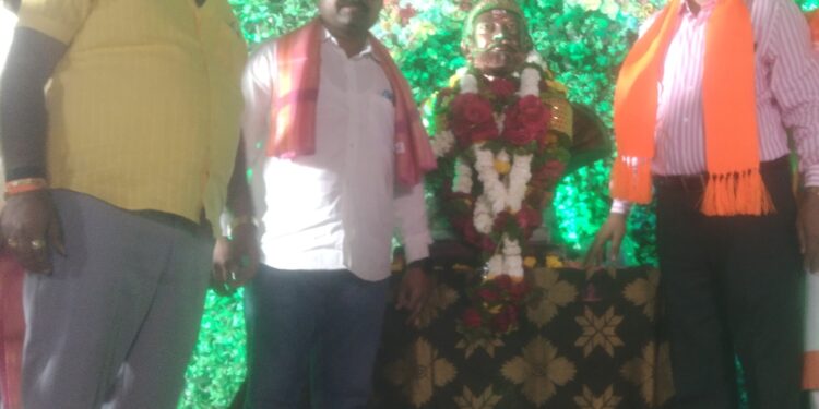 वाळूज मनीषा नगरमध्ये शिवजयंती उत्साहात साजरी