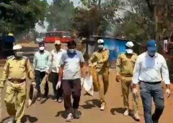 संत निरंकारी मिशनतर्फे चंदगडमध्ये स्वच्छता अभियान