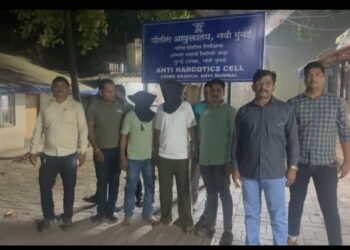 तळोजा घोट कॅम्प येथे मोठी कारवाई….  आरोपीच्या ताब्यातुन 1 कोटीचे अंमली पदार्थ जप्त…