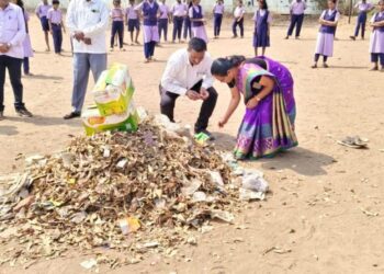 एस. पी. हायस्कुल मध्ये होळी सन संपन्न..,