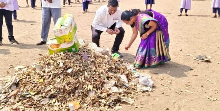 एस. पी. हायस्कुल मध्ये होळी सन संपन्न..,