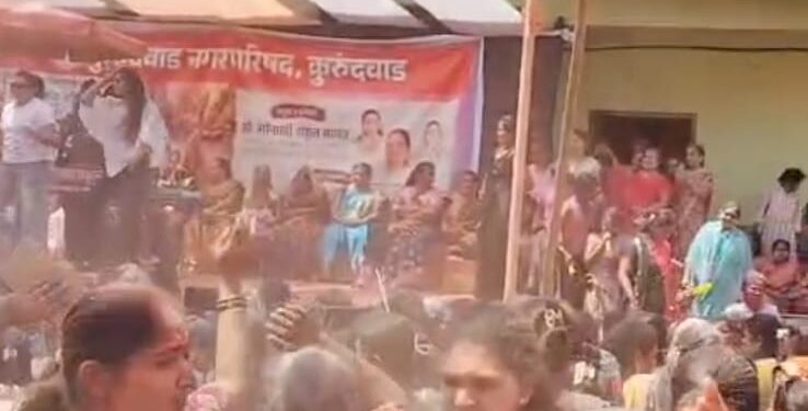 रंगपंचमी नगरपरिषदे मार्फत खास महिलांसाठी आयोजन….