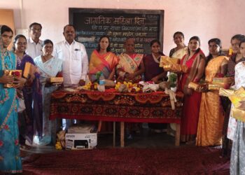 निमगाव मा. जि .प. प्रा. शाळेत महिला सक्षमीकरण सप्ताह साजरा