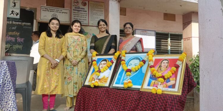 साने गुरुजी विद्यालयात आंतरराष्ट्रीय महिला दिन साजरा…….