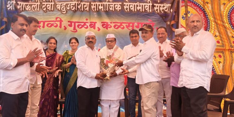 ​कोदाळी येथील श्री माऊली देवी यात्रा उत्साहात; आमदार राजेश पाटील यांचा भावपूर्ण सन्मान