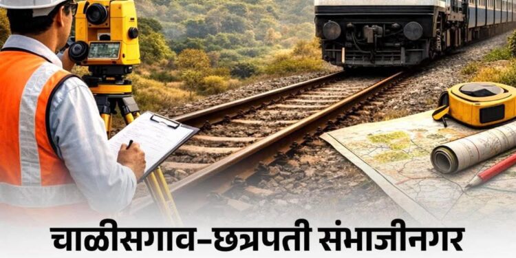 चाळीसगाव-छत्रपती संभाजीनगर रेल्वे मार्गाला मिळणार गती