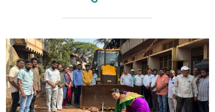 जिजामाता कॉलनीतील रस्ते कामाचा थाटात शुभारंभ; विकासकामांत दर्जाबाबत तडजोड नको – उपनगराध्यक्षा पुजा डोंगरे
