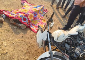 पंढरपूर–कुर्डूवाडी मार्गावर भीषण अपघात; मोटारसायकलस्वाराचा जागीच मृत्यू