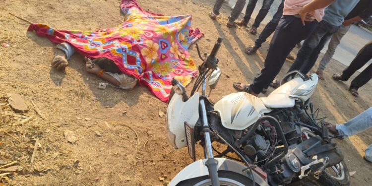 पंढरपूर–कुर्डूवाडी मार्गावर भीषण अपघात; मोटारसायकलस्वाराचा जागीच मृत्यू