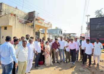 किनवट नगर परिषदेत ‘नमो उद्यान’ विकास कामाचे भूमिपूजन संपन्न.