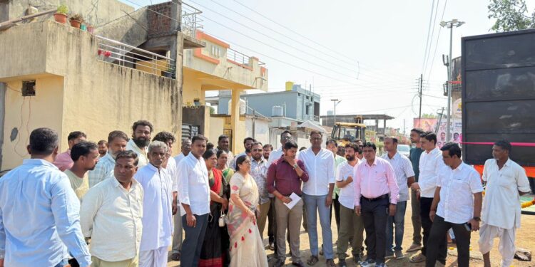 किनवट नगर परिषदेत ‘नमो उद्यान’ विकास कामाचे भूमिपूजन संपन्न.