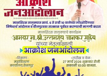 माळशिरस तालुक्यात लोडशेडिंगविरोधात जनआक्रोश मोर्चा; नागरिकांना सहभागाचे आवाहन