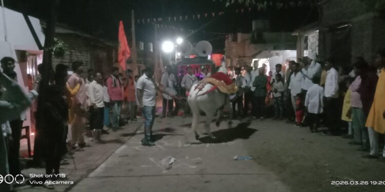 तांभा (येंडे) येथे श्रीराम नवमी निमित्त भव्य शोभायात्रा उत्साहात संपन्न