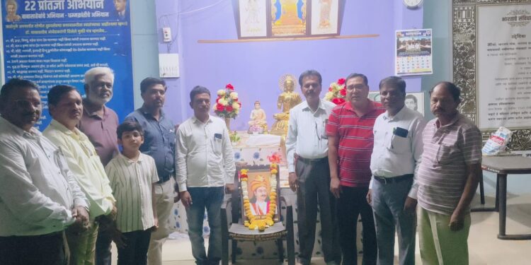 जालना जयनगर येथे सम्राट अशोक जयंती उत्साहात साजरी