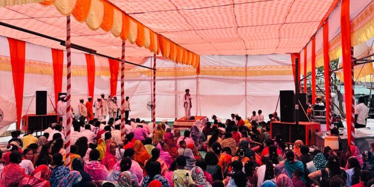 चौफुला (ता. दौंड) येथे श्रीराम नवमी उत्साहात; जय श्रीरामच्या घोषणांनी परिसर दुमदुमला