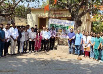 उन्नत भारत अभियानांतर्गत मौजे हैबतपूर येथे पशुरोग निदान शिबीर उत्साहात संपन्न