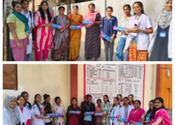 उन्नत भारत अभियानांतर्गत हैबतपूर येथे महिला आरोग्य जनजागृती व सॅनिटरी नॅपकिन्स वितरण कार्यक्रम संपन्न