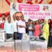 विंचूर येथे बांधकाम कामगारांचा मेळावा; सुरक्षा व भांडी किटचे वाटप