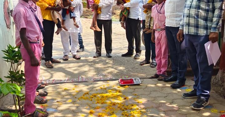 खळी तांडा शाळेत प्रवेश उत्सव, निरोप समारंभ व स्वागत कार्यक्रम उत्साहात