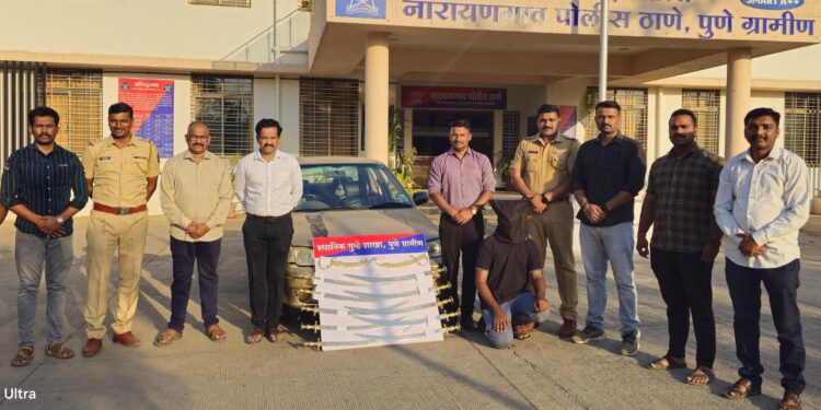 नारायणगावात स्थानिक गुन्हे शाखेची मोठी कारवाई; १२ तलवारी जप्त