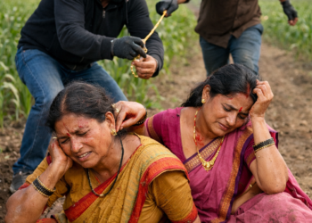 चिचोंडी पाटील परिसरात शेतात काम करणाऱ्या महिलांवर हल्ला; दागिने लुटून आरोपी फरार