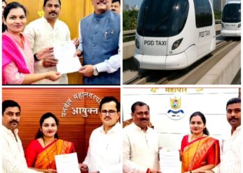 पनवेलमध्ये वाहतूक कोंडी व प्रदूषणावर तोडगा; “पॉड टॅक्सी” प्रकल्पाची संकल्पना पुढे
