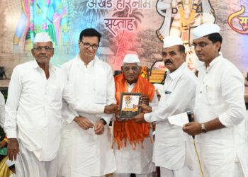 धामणगाव (इगतपुरी) येथे अखंड हरिनाम सप्ताह; सुवर्ण महोत्सवी वर्षात भक्तीमय वातावरण