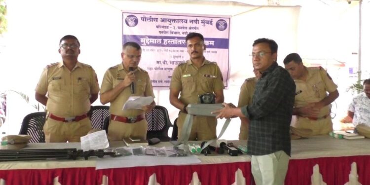 पनवेल पोलिसांची मोठी कामगिरी; १.५७ कोटींचा मुद्देमाल मूळ मालकांना परत