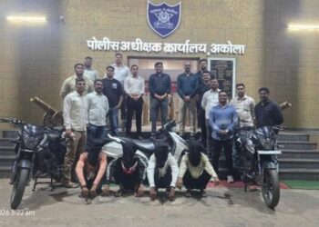 अकोला कौलखेड मारहाण प्रकरणातील सर्व आरोपी अटक; गुन्ह्यात वापरलेल्या ३ मोटारसायकली जप्त